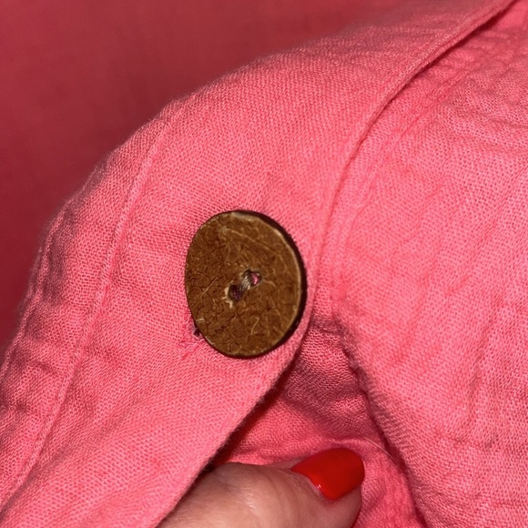 Appleseed’s petite 100% tangerine color ladies jacket with pockets size medium - Picture 6 of 11